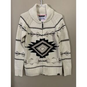 Triple Five Soul Cowichan Style Cardigan Sweater Women's L  (Fits Smaller)